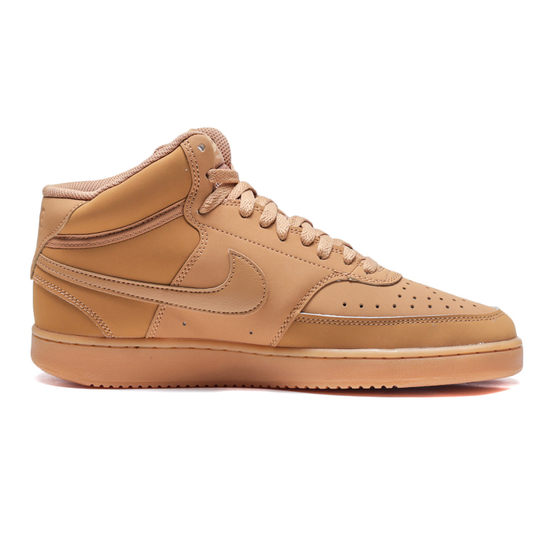 NIKE男鞋板鞋COURT中帮皮质经典系带休闲运动鞋CD5466