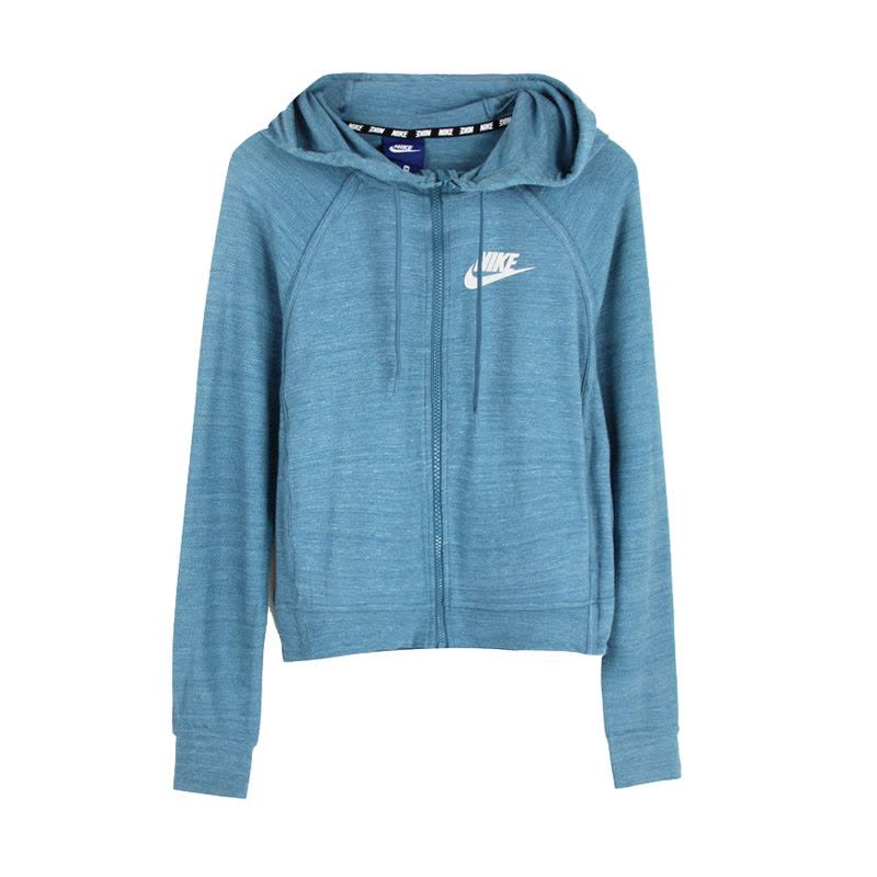 耐克女装外套运动服针织连帽跑步夹克897913-407图片