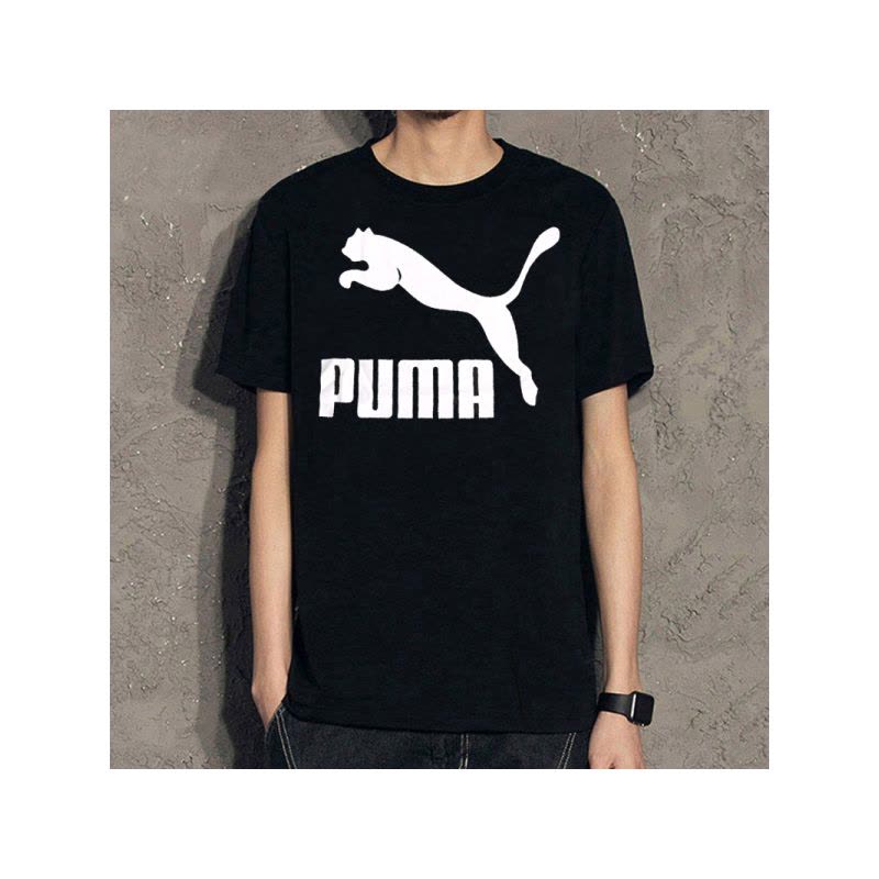 PUMA彪马男潮休闲运动短袖圆领宽松透气T恤579405-01图片