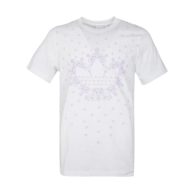 adidas阿迪三叶2019男子BANDANA TREFOIL圆领短T恤DX3651图片