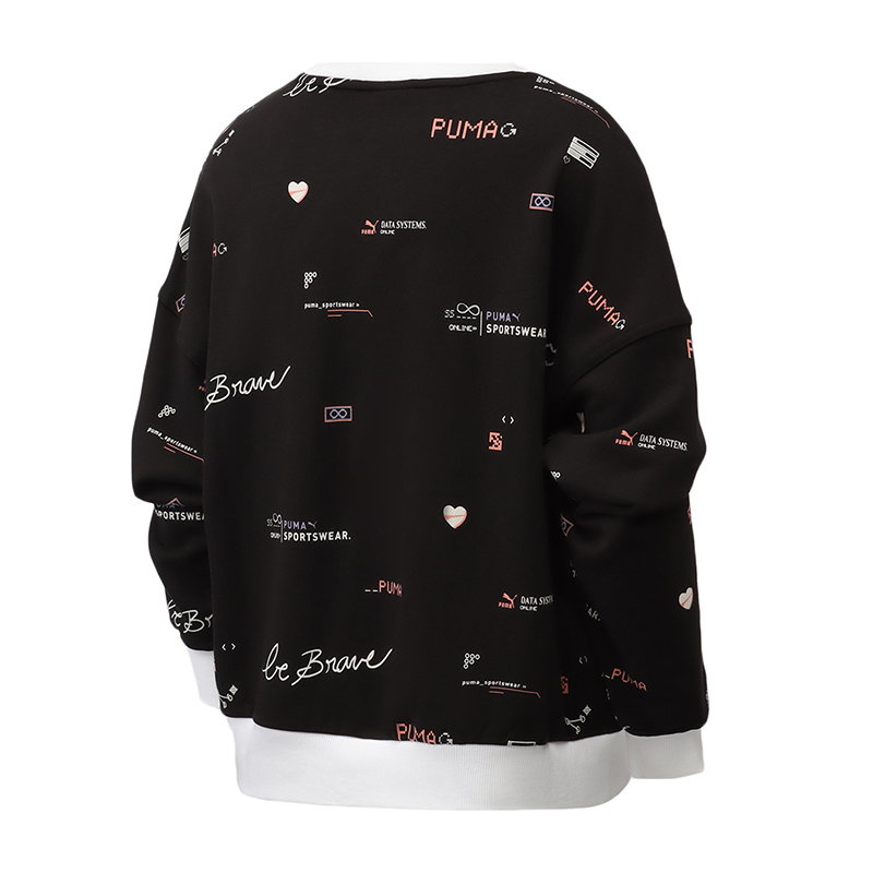 PUMA彪马女装运动服休闲圆领卫衣531280