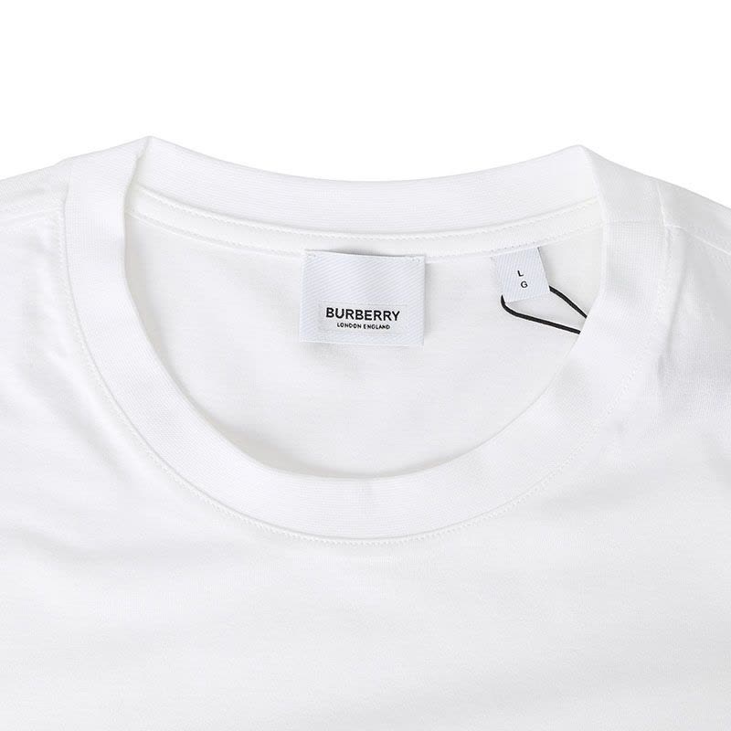 博柏利 BURBERRY T恤 字母徽标棉质8026017 男士T恤图片