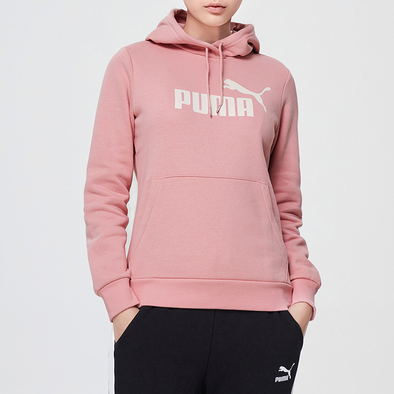 PUMA彪马女装运动服休闲针织加绒连帽卫衣581624
