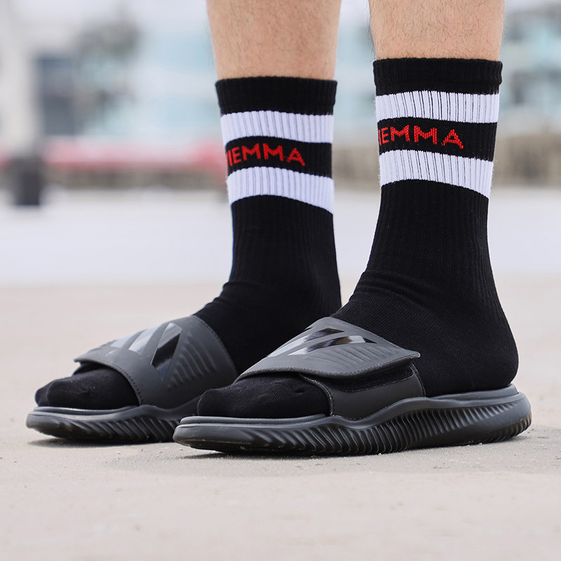adidas阿迪达斯男子拖鞋一字拖沙滩拖休闲运动鞋B41720