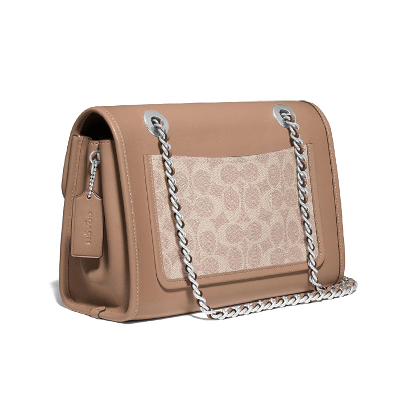 【预定】COACH/蔻驰 经典标志涂层帆布PARKER 89112 26*17.5*11CM牛皮革\PVC