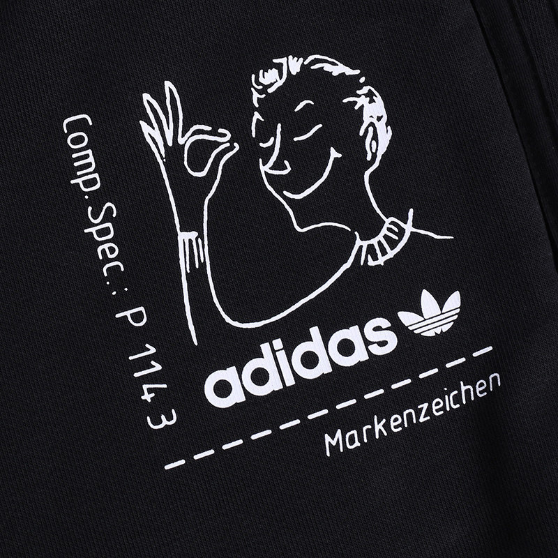ADIDAS阿迪达斯三叶男装夏季五分裤宽松透气短裤CZ1766