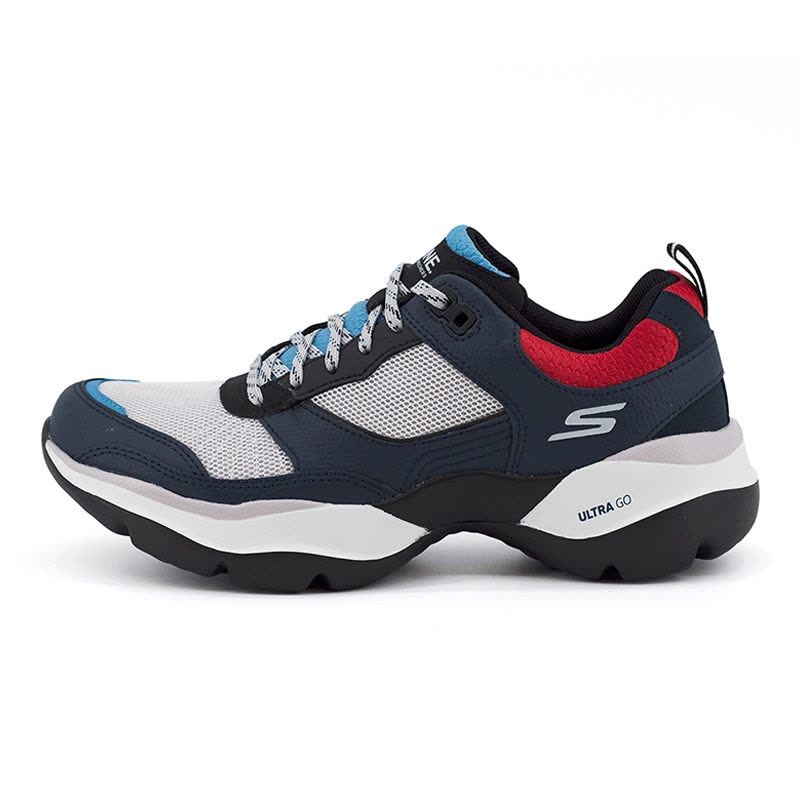 Skechers斯凯奇女鞋厚底增高复古鞋布运动跑步鞋18061-NVRD图片
