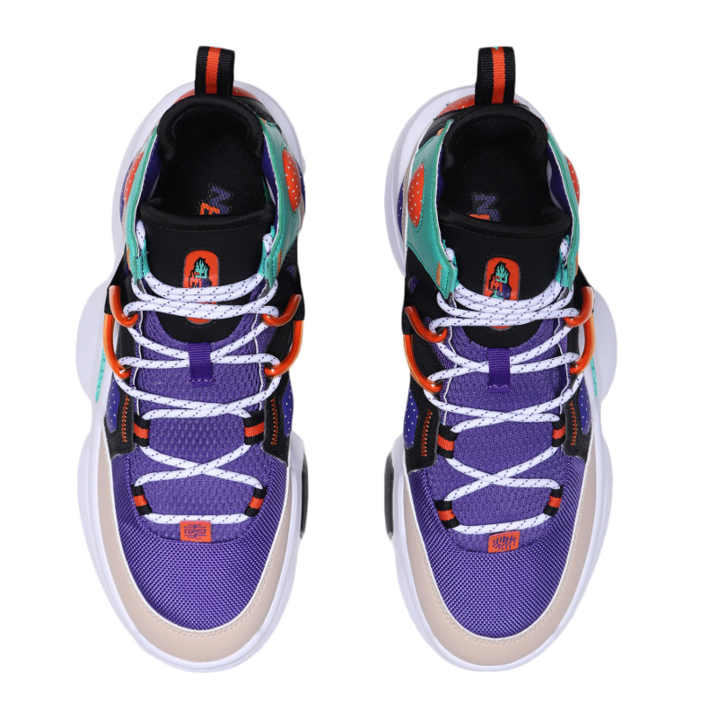 【自营】李宁重燃2.0 ez-fit男子包裹高帮篮球休闲鞋agbq011-2