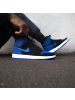 NIKE耐克AIRJORDAN1MIDAJ1黑蓝编织男子高帮篮球鞋919704-006