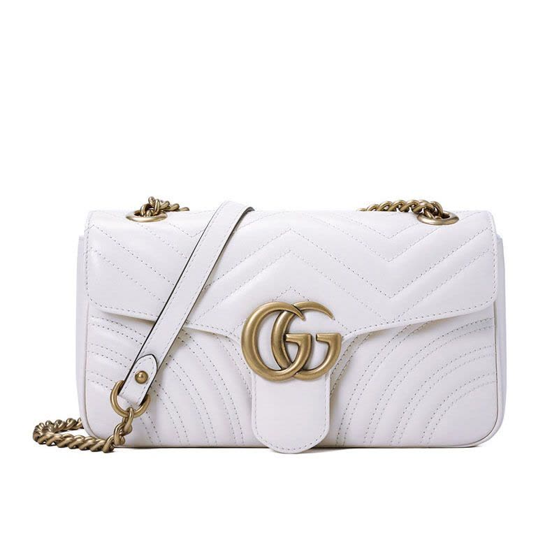预售GUCCI GG Marmont 单肩包 443497小号 25x14x6.5CM图片