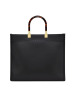 预售 芬迪 FENDI TOTE包 LOGO标识 光面皮 女士手提单肩包 8BH386