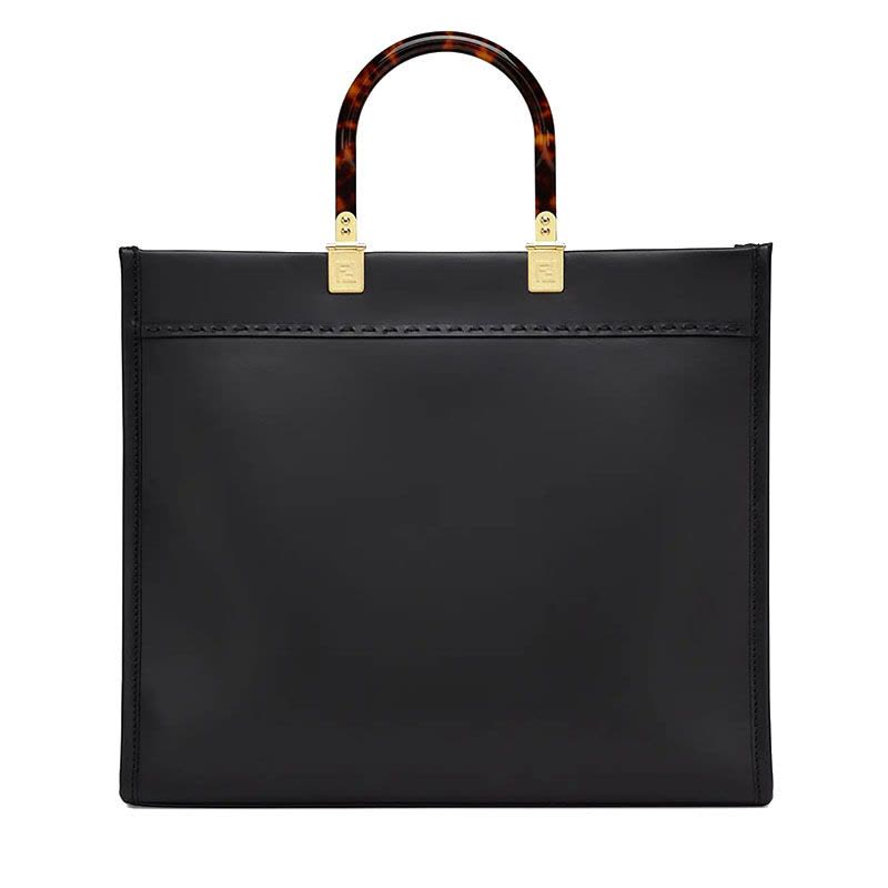 预售 芬迪 FENDI TOTE包 LOGO标识 光面皮 女士手提单肩包 8BH386图片
