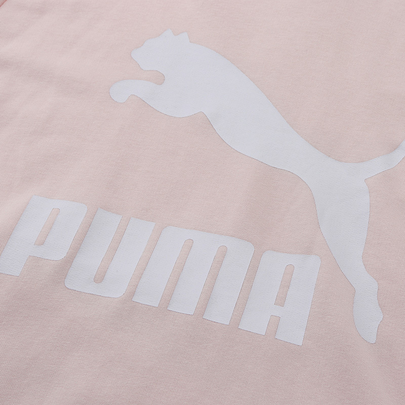 PUMA彪马女装运动服经典LOGO款连帽休闲针织卫衣595915