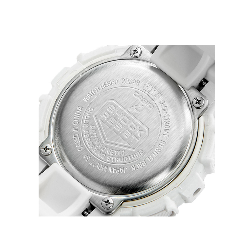 CASIO卡西欧 石英表 女 G-SHOCK系列日韩品牌运动休闲女士表GMA-S120MF-7A1