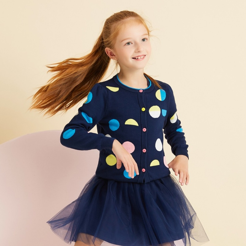 美特斯邦威童装女童多彩波点毛衣外套294751报价_参数_图片_视频_怎么