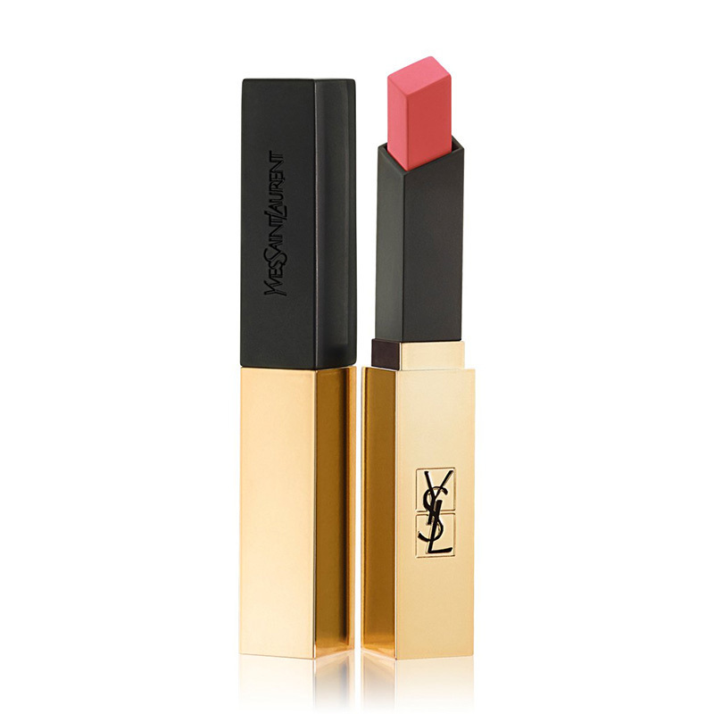 YSL 圣罗兰小金条雾面哑光金管唇膏口红#12干枯玫瑰色2.2g精细便巧设计 顺滑质地 防水