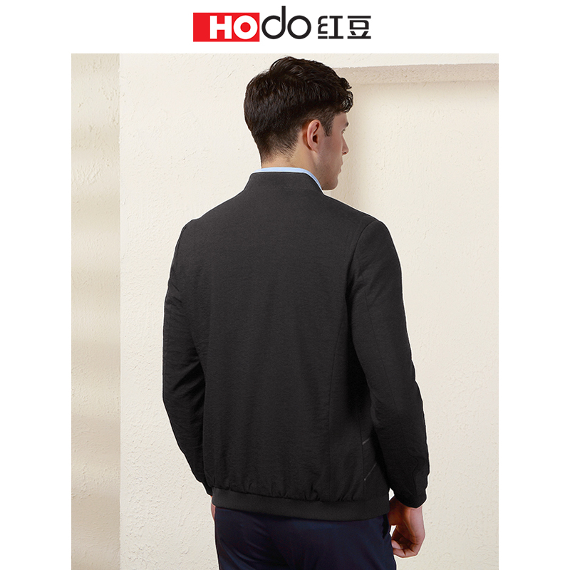 HODO红豆男装 男士夹克 2019春季新款棒球服领休闲夹克
