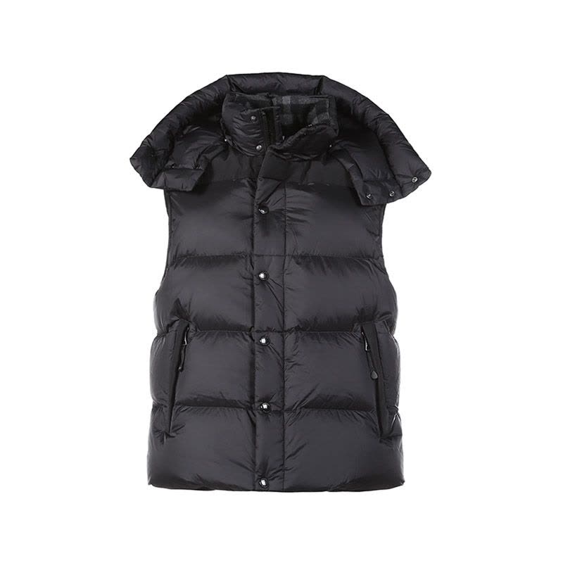 博柏利/巴宝莉 BURBERRY 男士锦纶鹅绒可拆式衣袖连帽羽绒服外套马甲 80438441图片