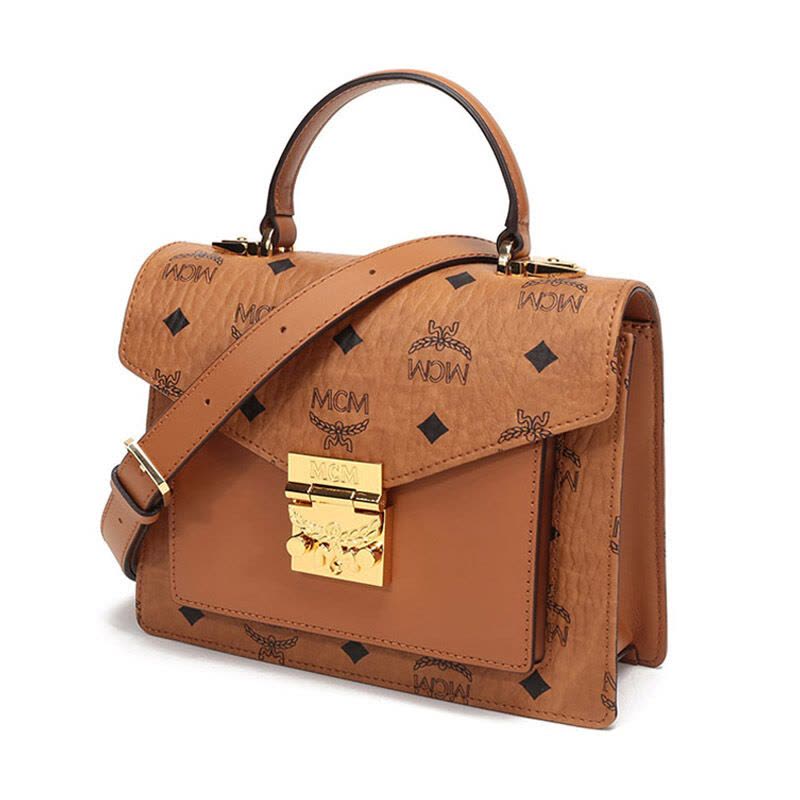 MCM 老花款 单肩手提斜挎包 MWEAAPA02图片