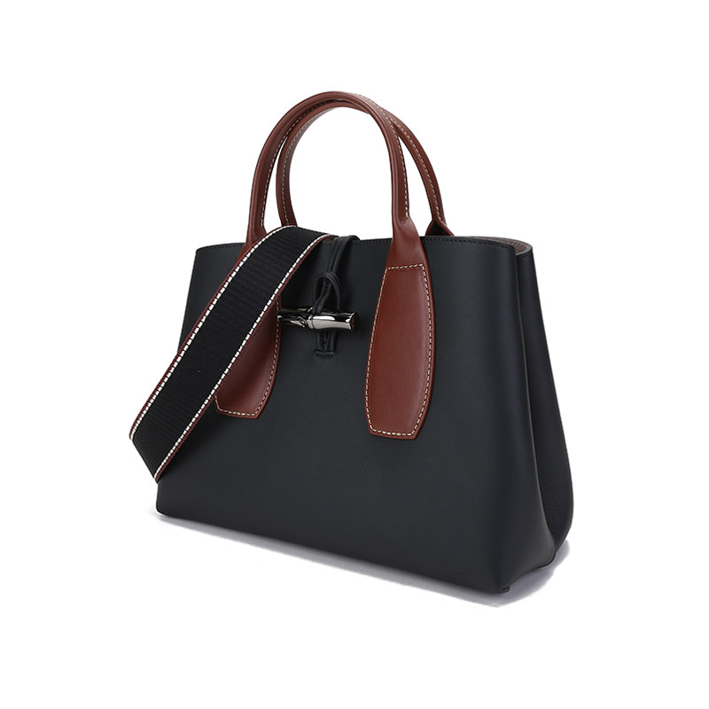 珑骧 LONGCHAMP 奢侈品 女士ROSEAU系列中号牛皮手提单肩斜挎包 10058 HXK