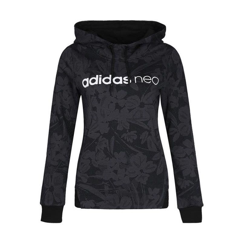 阿迪达斯女装训练运动服卫衣连帽套头衫卫衣CV7299图片