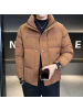 男士羽绒服冬季新款潮牌加厚保暖美式男装立领潮流羽绒面包服外套