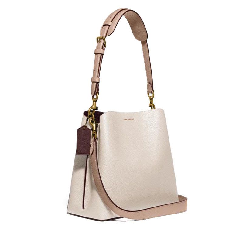 COACH 蔻驰 WILLOW 单肩包 水桶包 椭圆扣 粒面皮 C3766图片