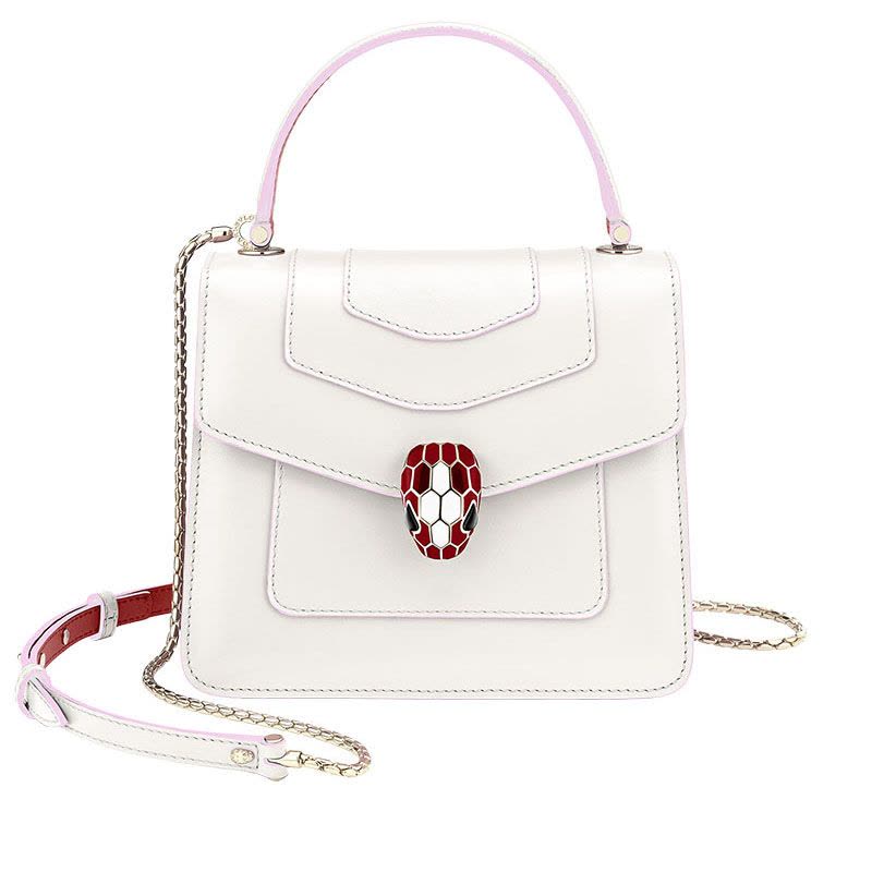 BVLGARI/宝格丽 SERPENTI FOREVER 单肩包 289222 白玛瑙色图片