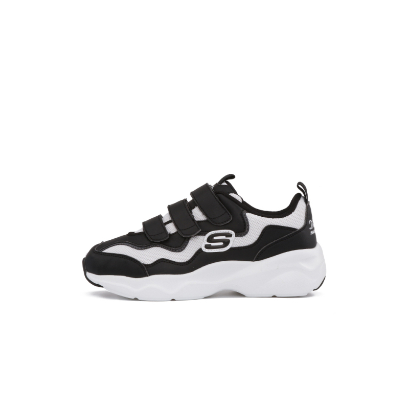 Skechers斯凯奇SNH48D’lites女士厚底增高情侣熊猫运动休闲鞋88888104