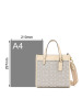 COACH FIELD TOTE TOTE包 LOGO印花 织物拼皮 C3865