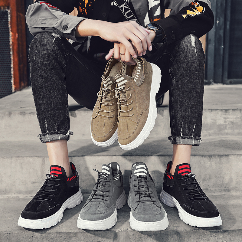 艾斯臣acesc新款男士工装板鞋百搭韩版潮流休闲鞋男潮运动鞋