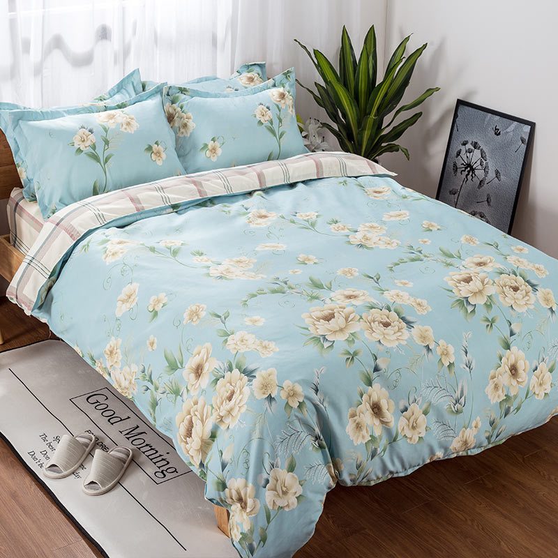 洁帛印花ab版聚酯纤维被套被罩双人被套200x230cm床上用品