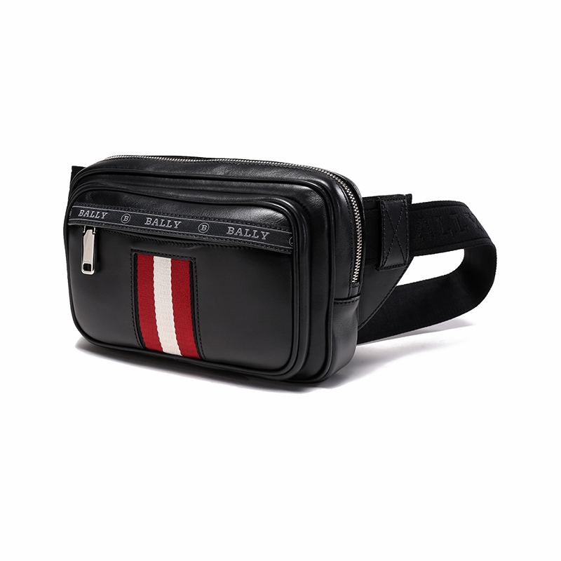 巴利bally男士highpoint系列牛皮胸包单肩斜挎包腰包hilbert