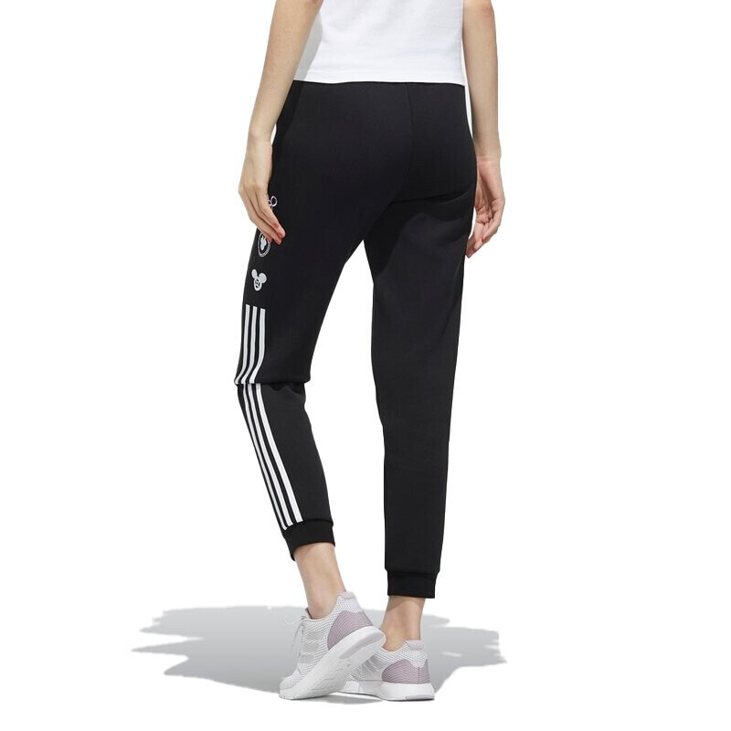 阿迪达斯（ADIDAS）女款三条纹米老鼠休闲运动长裤GE7782