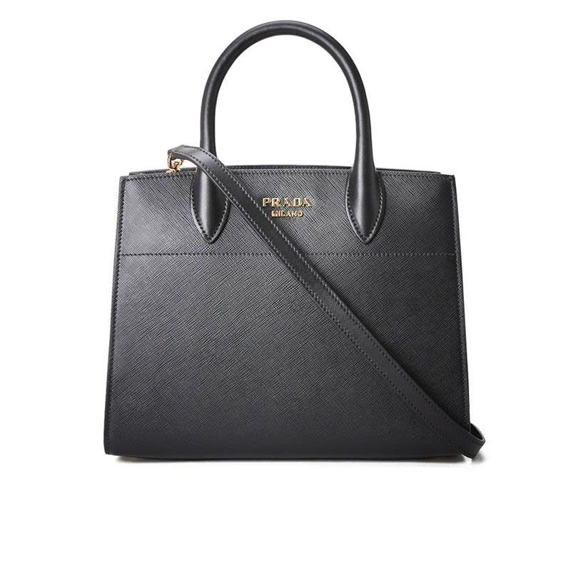 PRADA/普拉达 女士BIBLIOTEQUE风琴侧边中号手拎斜挎包 1BA050图片