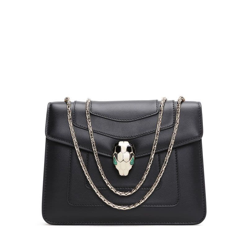 BVLGARI/宝格丽 女包镶饰扣环单肩蛇头包 34559图片