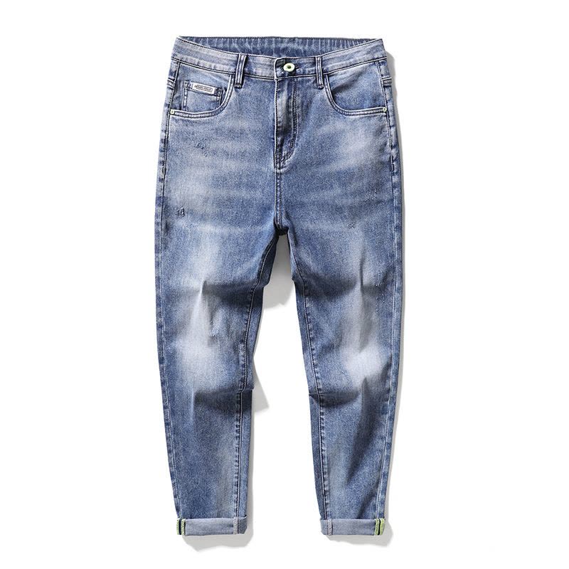 Ceba牛仔裤男 宽松男士九分牛仔裤子2022百搭 牛仔裤广东新塘镇男图片