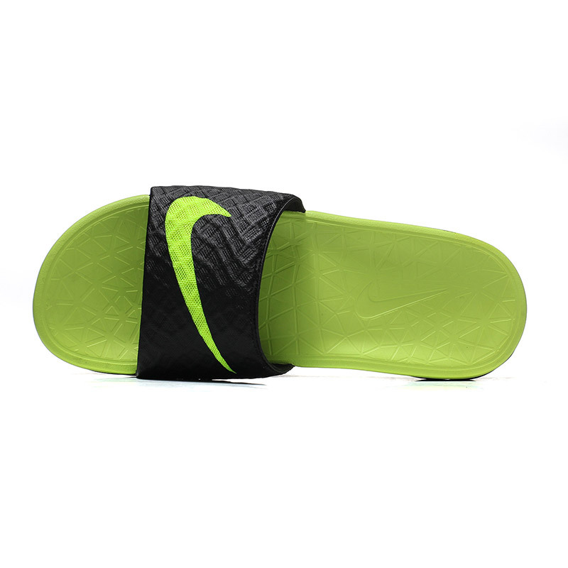 nike耐克男鞋运动休闲拖鞋705474070705474070黑荧光黄