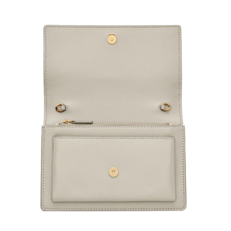 预订 SAINT LAURENT（YSL） SUNSET迷你 顶部手提 光滑皮革 链条包533026图片