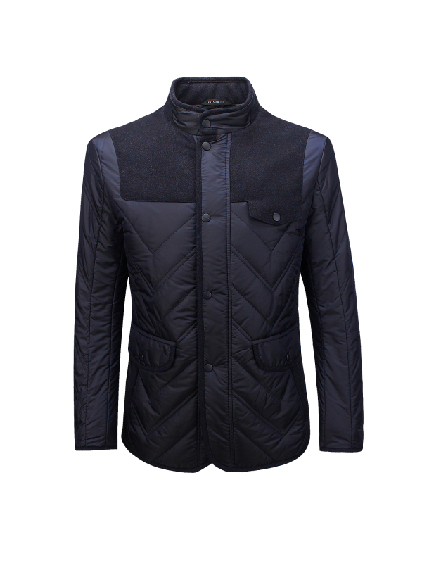 柒牌seven男装棉服冬装新款男士商务时尚休闲短款棉衣107k20030