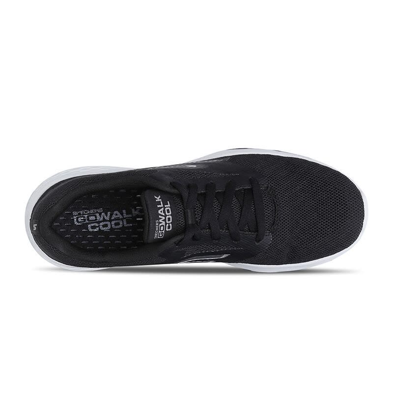 Skechers斯凯奇女鞋女鞋新款透气布健步鞋减震户外运动鞋15651-BKW图片