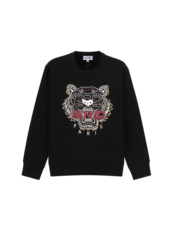 高田贤三 KENZO 女士 棉质圆领长袖卫衣运动衫FB6 2SW824 4XA