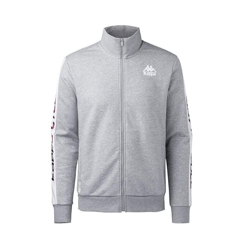 kappa卡帕男子运动服秋款开衫卫衣针织外套k0852wk16d