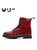WIJI2018冬季新款炫酷马丁靴时尚潮流个性休闲圆头舒适透气女靴女