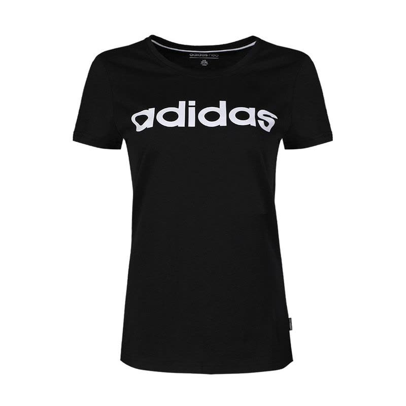Adidas阿迪达斯女装 2019新款NEO运动休闲圆领短袖T恤 DM2064图片