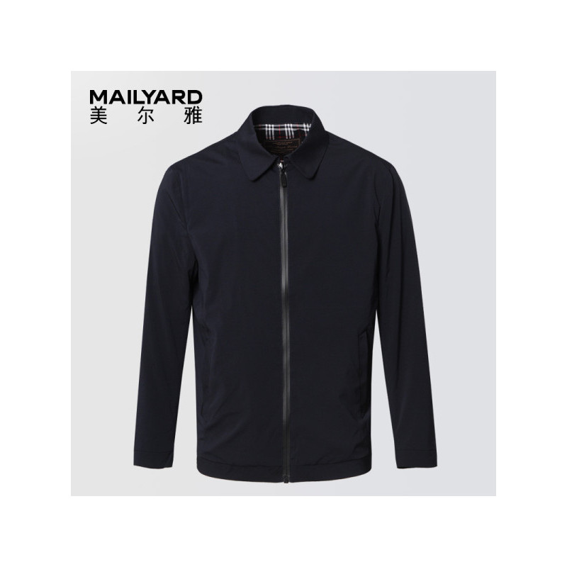 美尔雅(MAILYARD)男式茄克 商务休闲男士夹克衫 春款上衣外套 121
