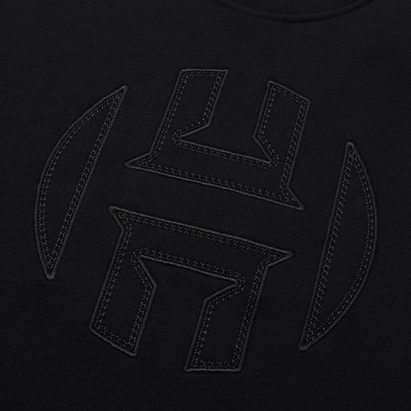 adidas男服卫衣HARDEN圆领篮球套头衫运动服DP5708 L DP5708黑色