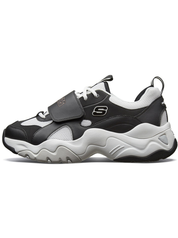 斯凯奇SKECHERS男LIFESTYLESPORTD’LITES系列魔术贴绑带运动鞋运动休闲鞋999107/BKW