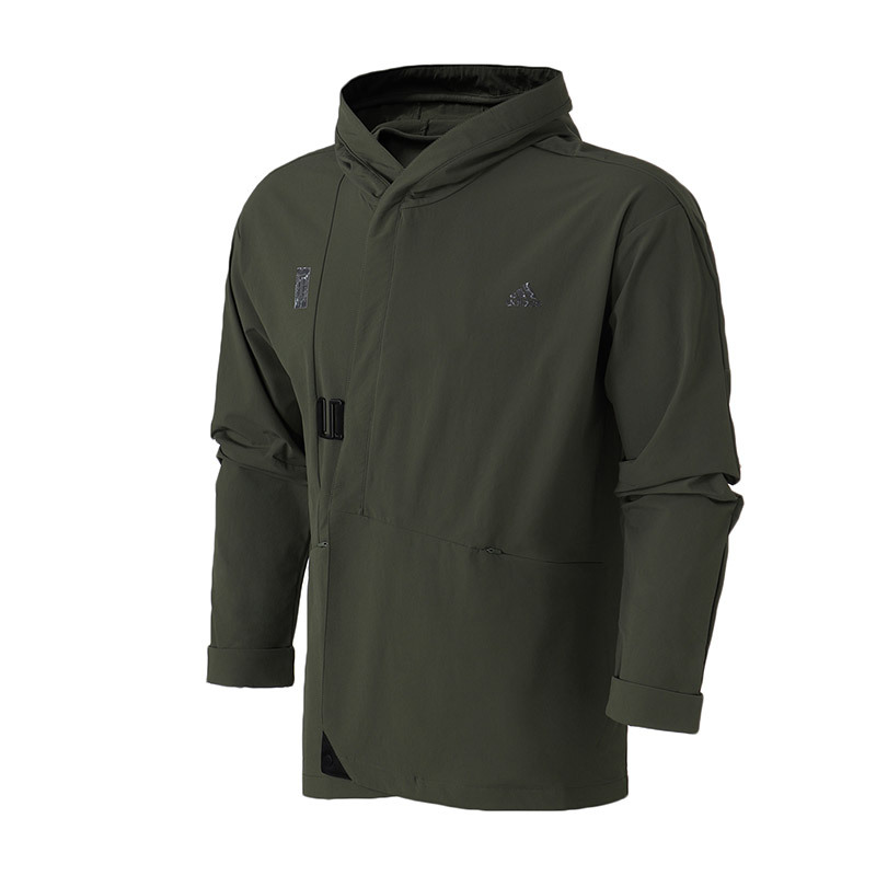 adidas阿迪达斯男子外套夹克武极休闲运动服DM5208 L DM5208绿色
