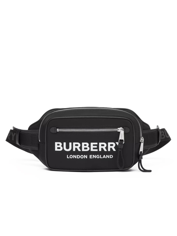 【预定】BURBERRY/博柏利 徽标印花 ECONYL? 腰包 24*5*15CM织物\人造革